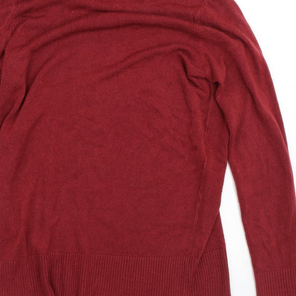 Womens UK Size 14 Papaya Red Pullover Jumper