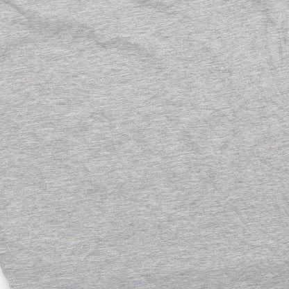 New Look Boys Grey  Cotton Basic T-Shirt Size 8-9 Years Crew Neck  - Chicago