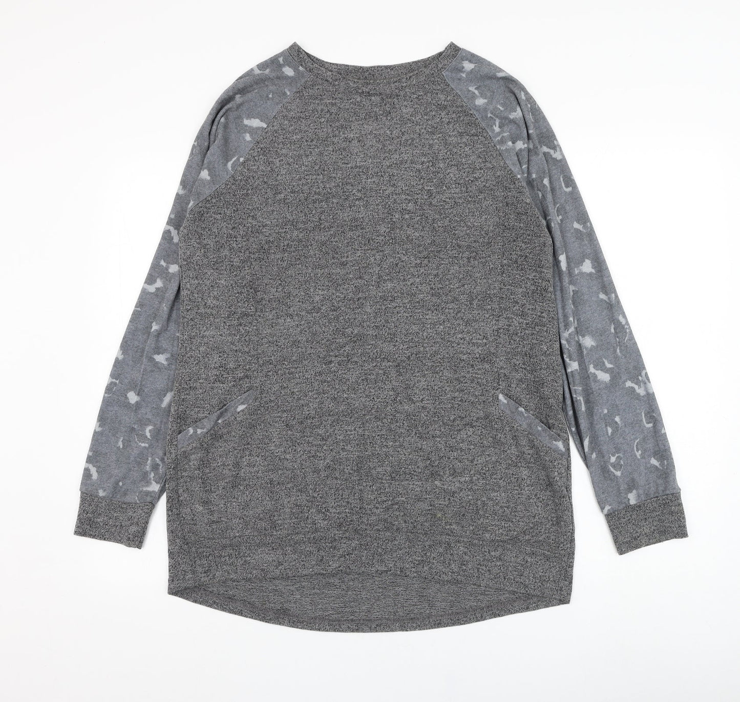 Womens UK Size M Preworn Grey Pullover Jumper