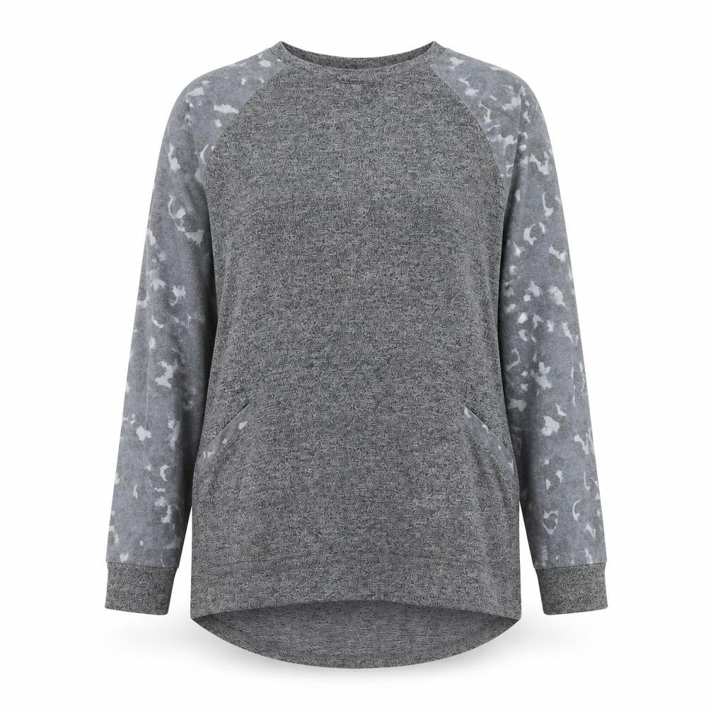 Womens UK Size M Preworn Grey Pullover Jumper