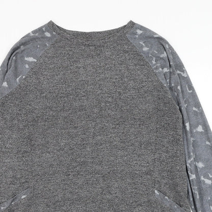 Womens UK Size M Preworn Grey Pullover Jumper