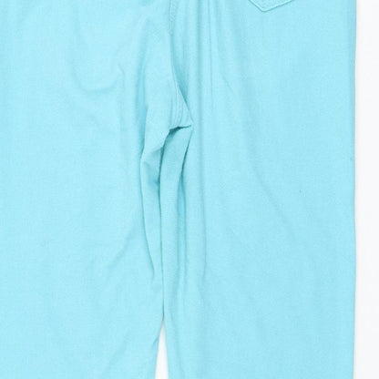 Womens UK Size 30 in Preworn Regular Fit  Blue Trousers