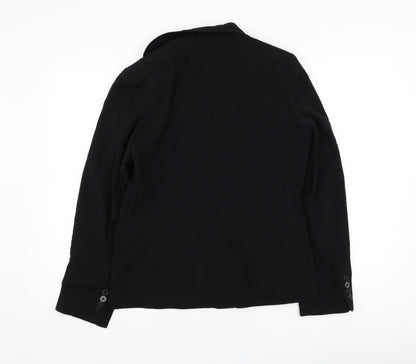 Womens UK Size 12 AMARANTO Black Jacket