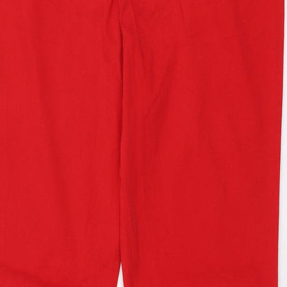 Charles Vogele Womens Red  Cotton Jegging Jeans Size 12 L30 in Slim