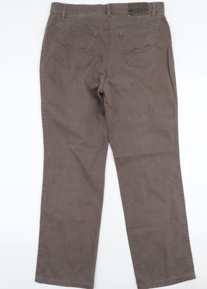 Womens UK Size 31 in GARDEUR Regular Fit  Brown Trousers