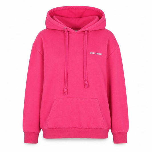 Collusion Womens Pink  100% Cotton Pullover Hoodie Size XS  Pullover