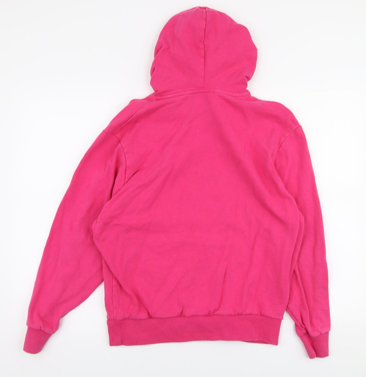 Womens UK Size XS COLLUSION Pink Pullover Hoodie