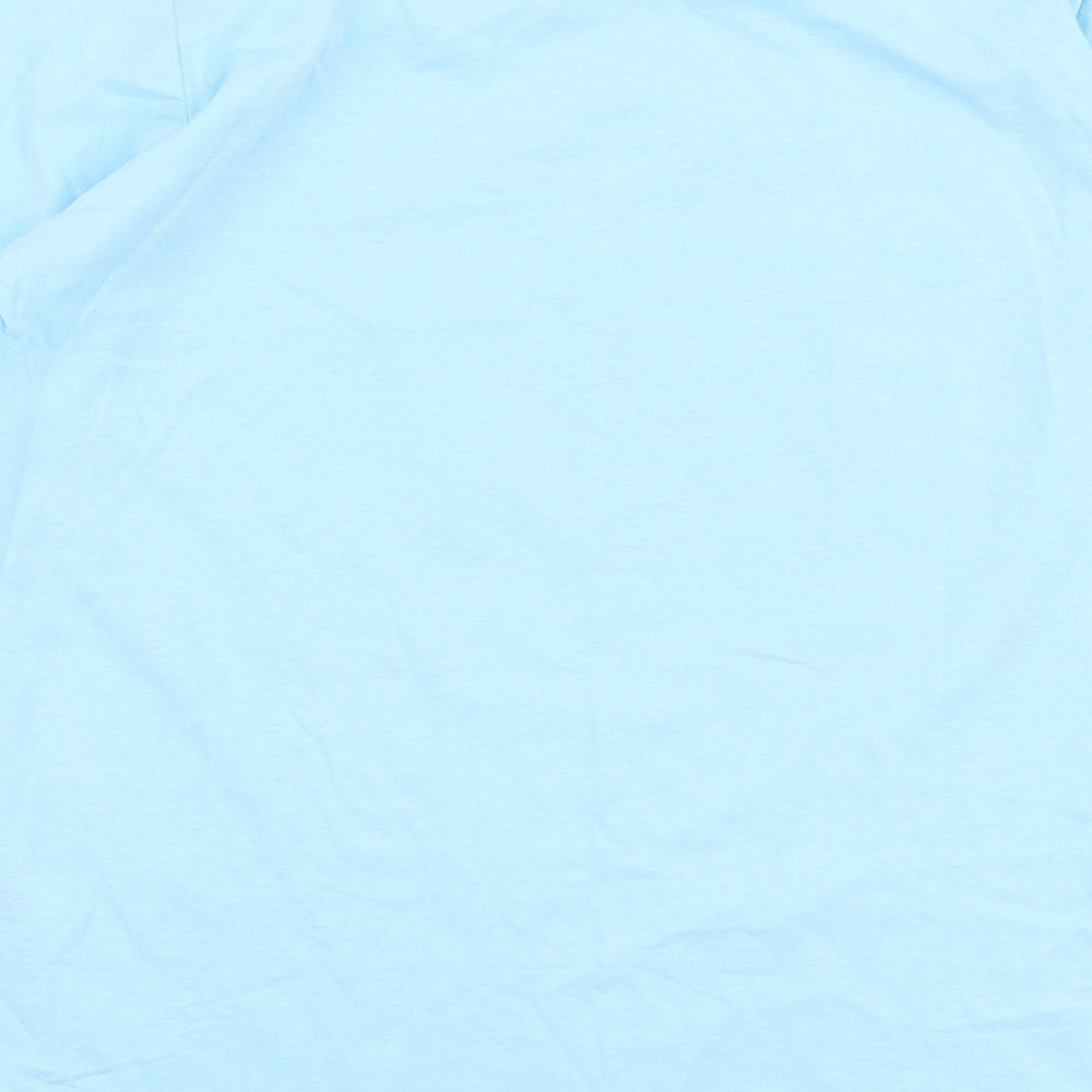 Womens UK Size S Dunnes Stores Blue Jersey T-Shirt