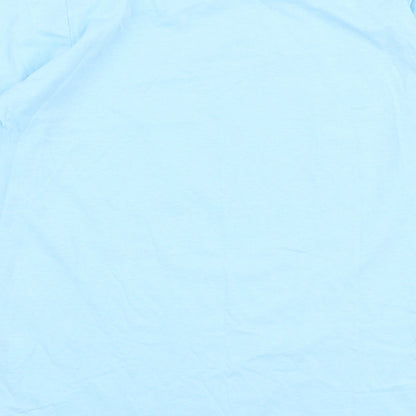 Womens UK Size S Dunnes Stores Blue Jersey T-Shirt