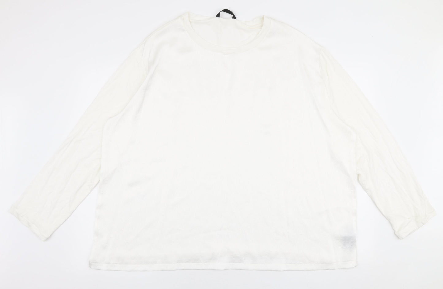 Womens UK Size 2XL Dunnes Stores White Jersey Blouse