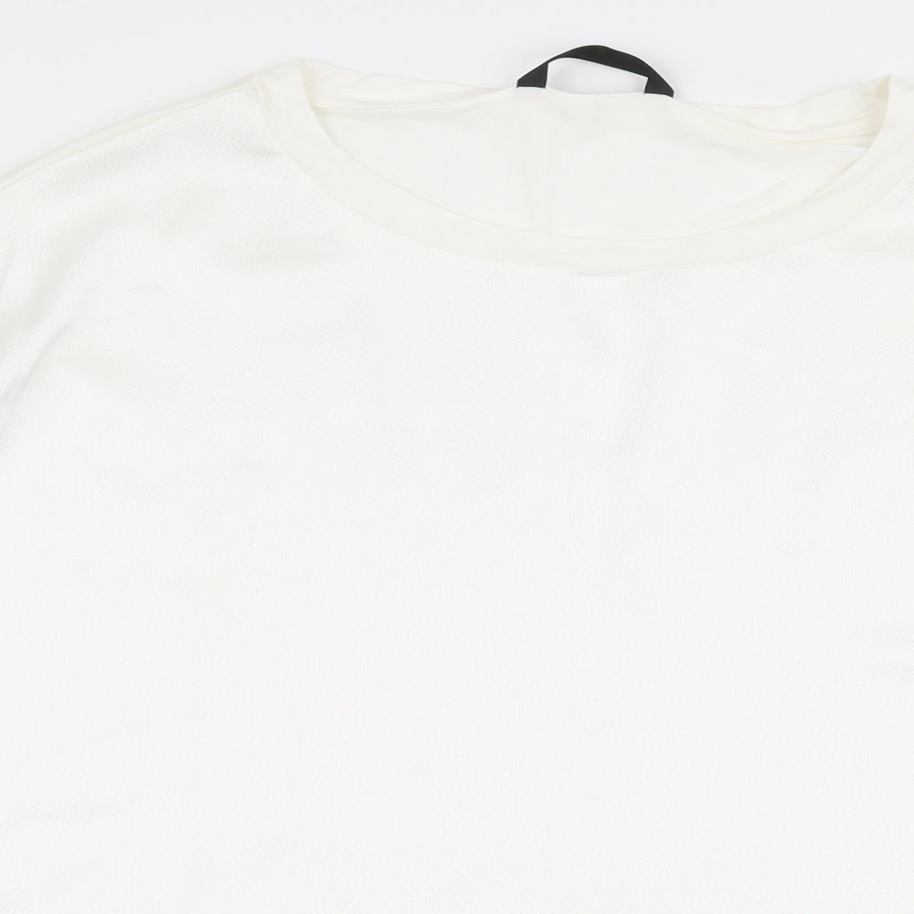 Womens UK Size 2XL Dunnes Stores White Jersey Blouse