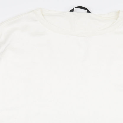 Womens UK Size 2XL Dunnes Stores White Jersey Blouse