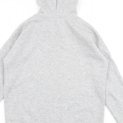 Papaya Womens Grey  Polyester Pullover Hoodie Size S  Pullover