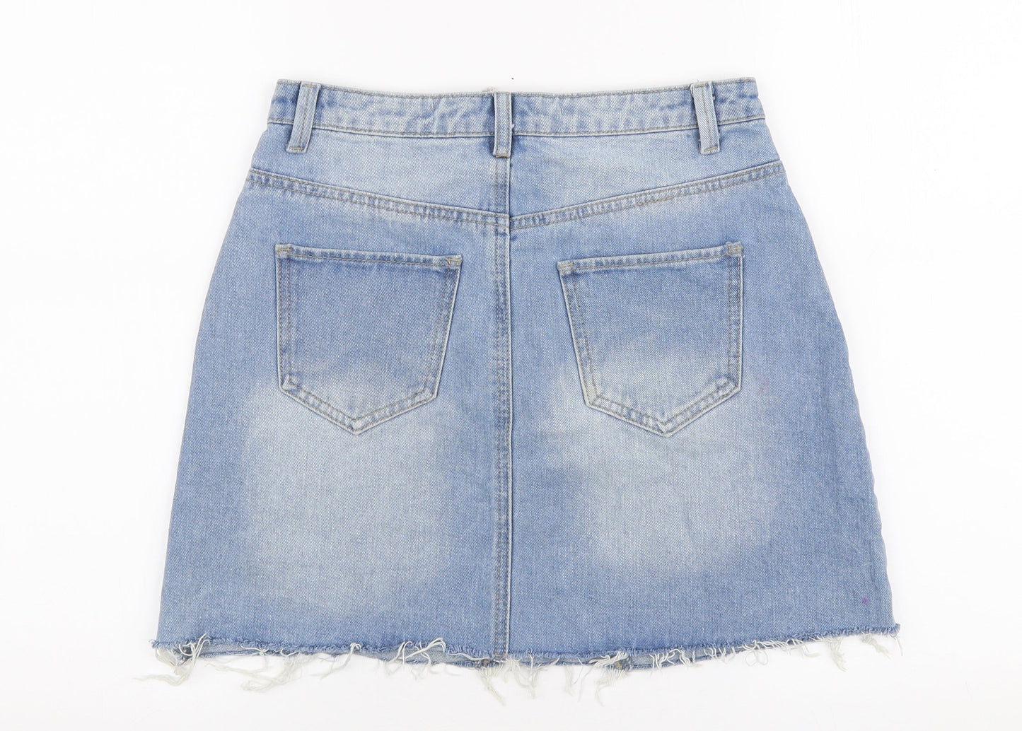 Womens UK Size 8 Denim Co A-Line Denim Skirt