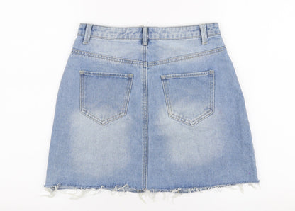 Womens UK Size 8 Denim Co A-Line Denim Skirt