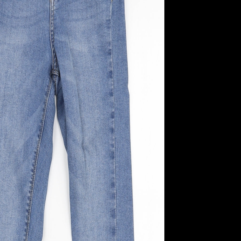 Denim Co Womens Blue  Cotton Skinny Jeans Size 6 L26 in Slim Zip