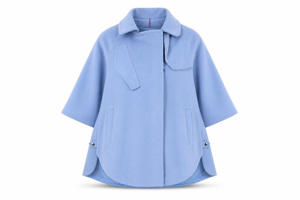 MNG Womens Blue   Overcoat Coat Size 2XL  Zip
