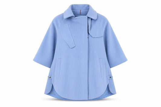 MNG Womens Blue   Overcoat Coat Size 2XL  Zip