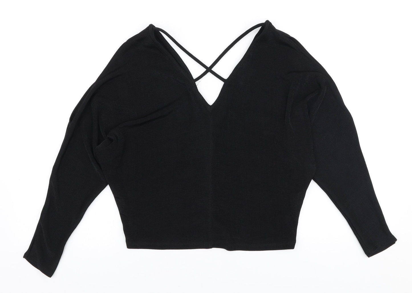 Womens UK Size 8 River Island Black Pullover Jumper