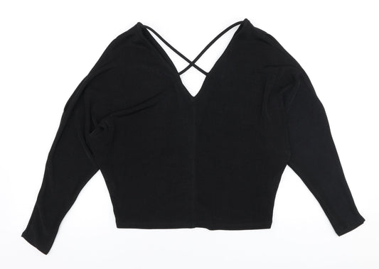 Womens UK Size 8 River Island Black Pullover Jumper