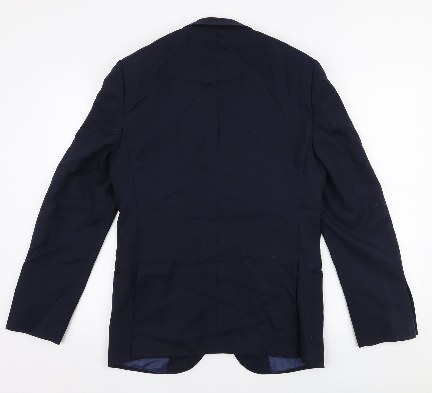 Mens UK Size 34 Marks and Spencer Regular Blue Suit Jacket