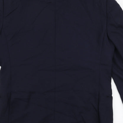Mens UK Size 34 Marks and Spencer Regular Blue Suit Jacket