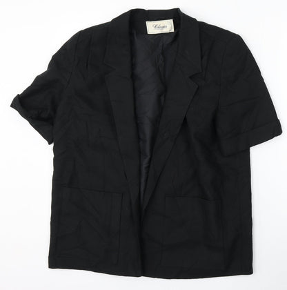 Debenhams Womens Black  Polyester Jacket Suit Size 12