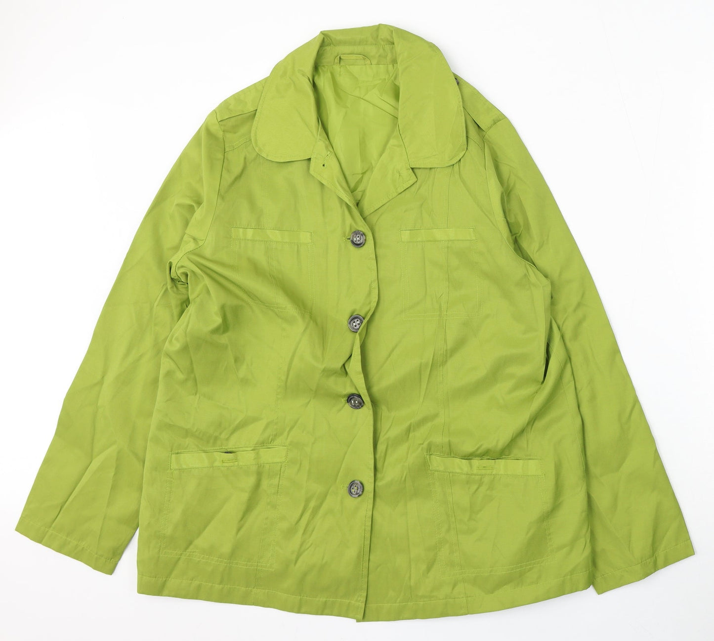 Womens UK Size 16 BEING CASUAL Green Jacket