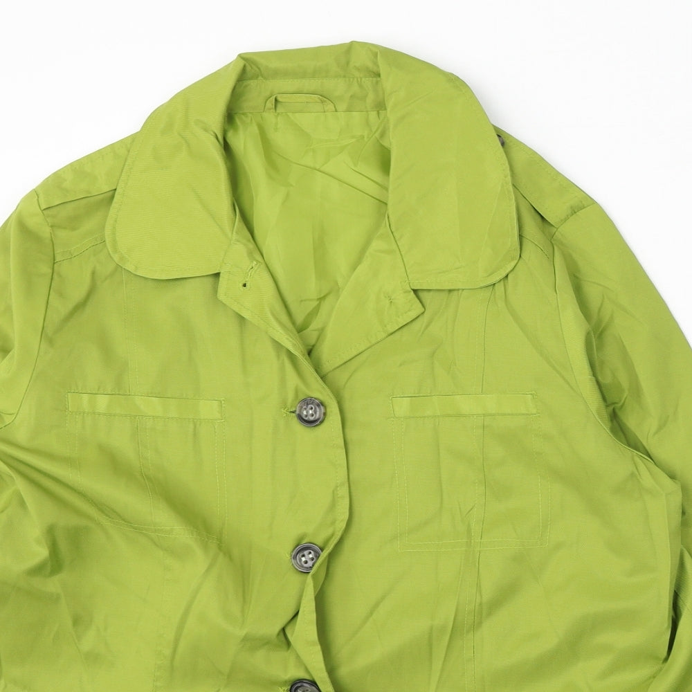 Womens UK Size 16 BEING CASUAL Green Jacket