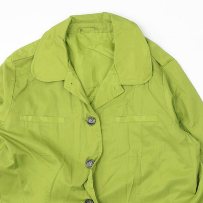 Womens UK Size 16 BEING CASUAL Green Jacket