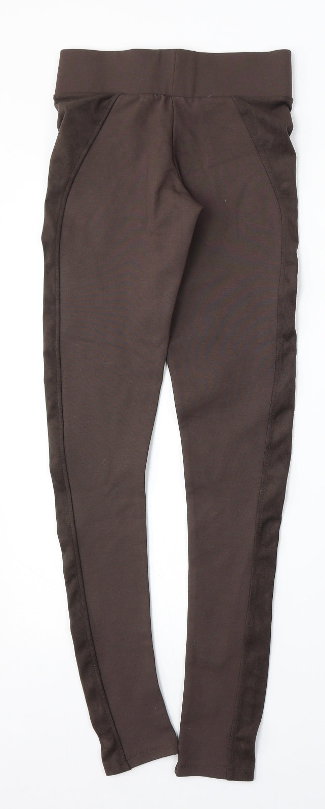 Mobilize Womens Brown  Viscose Jogger Trousers Size 24 L29 in Regular