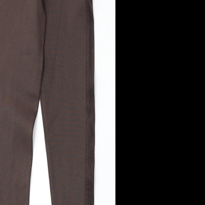 Mobilize Womens Brown  Viscose Jogger Trousers Size 24 L29 in Regular