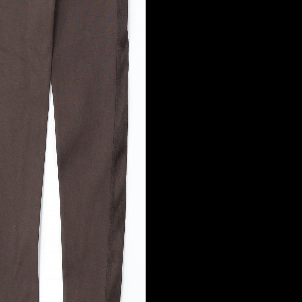 Mobilize Womens Brown  Viscose Jogger Trousers Size 24 L29 in Regular