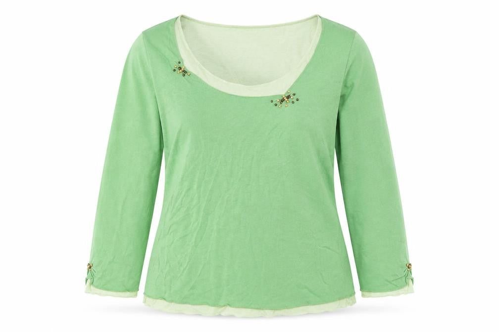 Womens UK Size 14 Per Una Green Pullover Jumper