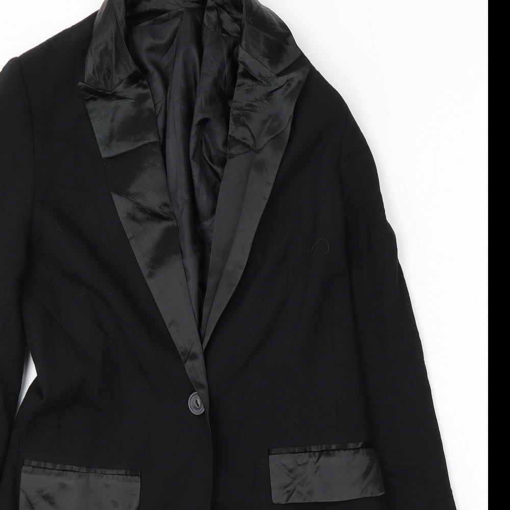 Womens UK Size 10 Dorothy Perkins Black Jacket