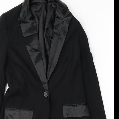 Womens UK Size 10 Dorothy Perkins Black Jacket