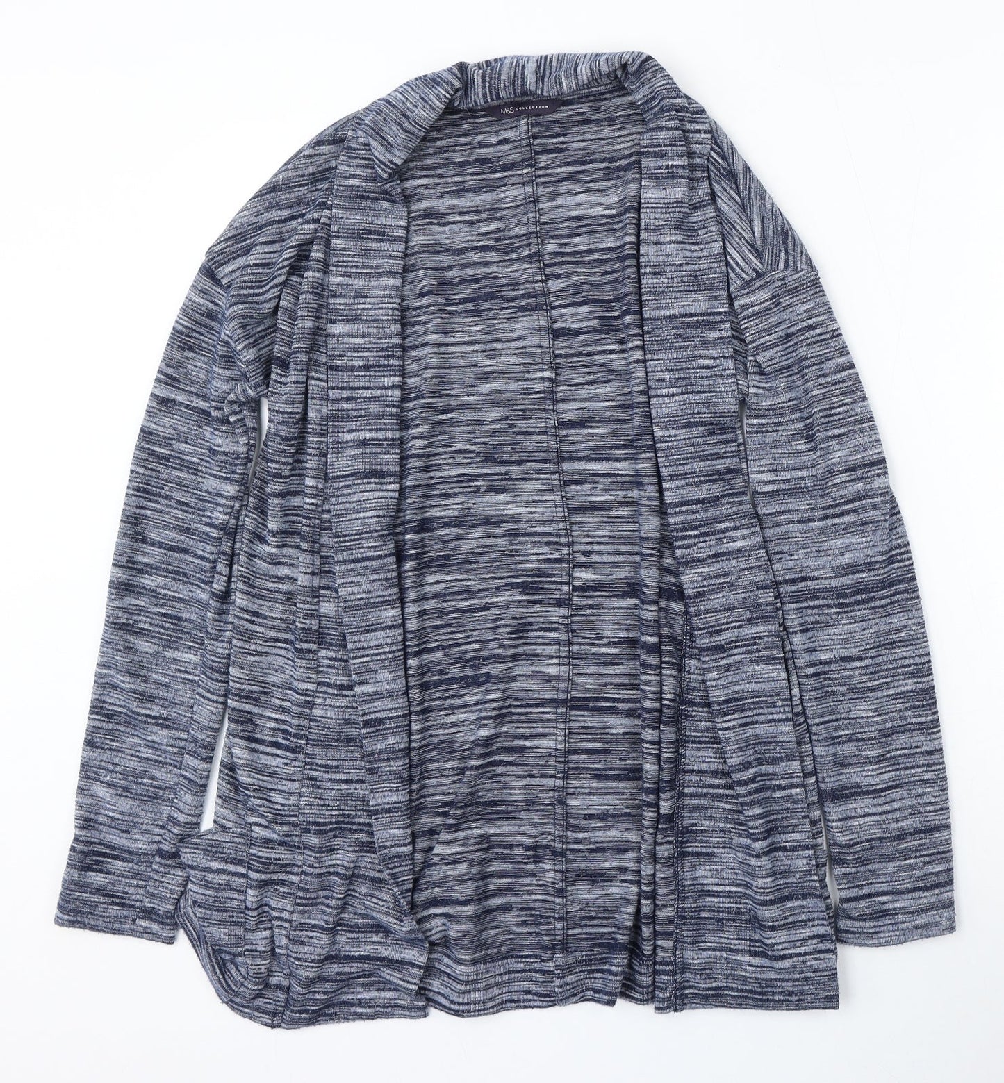 Womens UK Size 10 Marks and Spencer Blue Cardigan Jumper