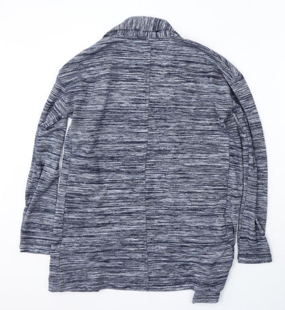 Womens UK Size 10 Marks and Spencer Blue Cardigan Jumper