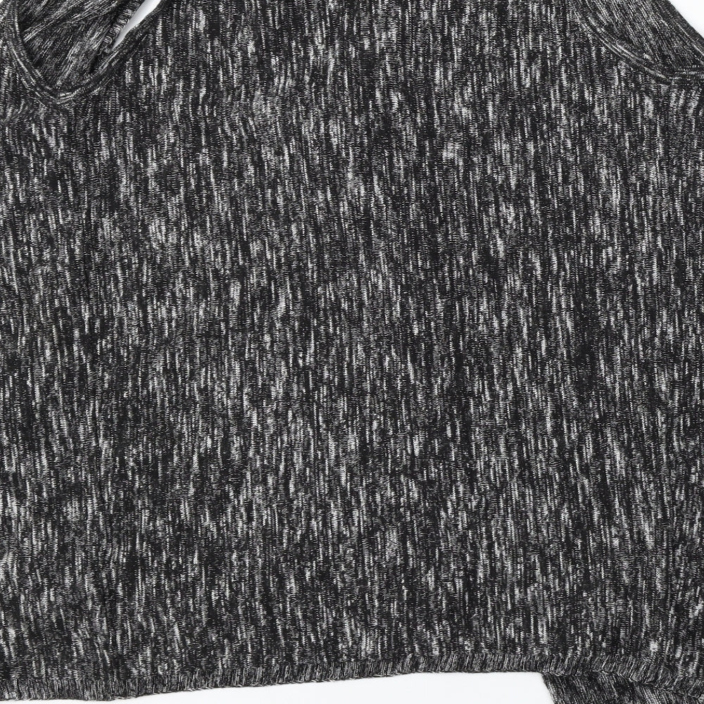 Womens UK Size M Atmosphere Grey Vest Jumper
