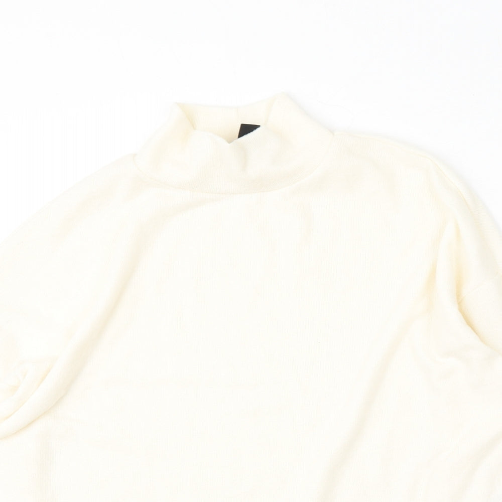 Womens UK Size S New Look Beige Pullover Jumper