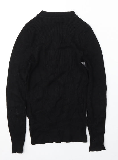 Womens UK Size 8 Marks and Spencer Black Pullover Jumper