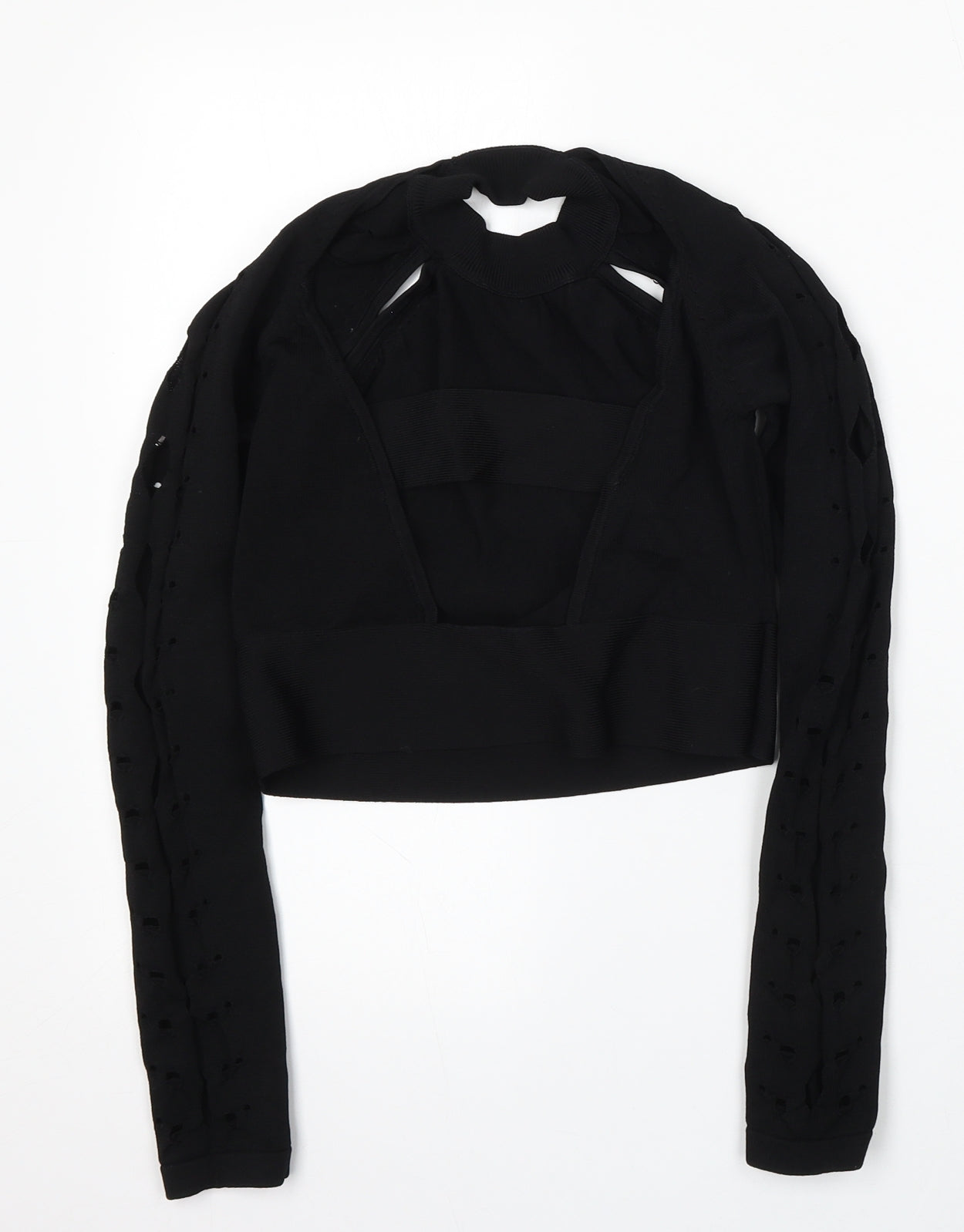 Womens UK Size 10 River Island Black Pullover Jumper