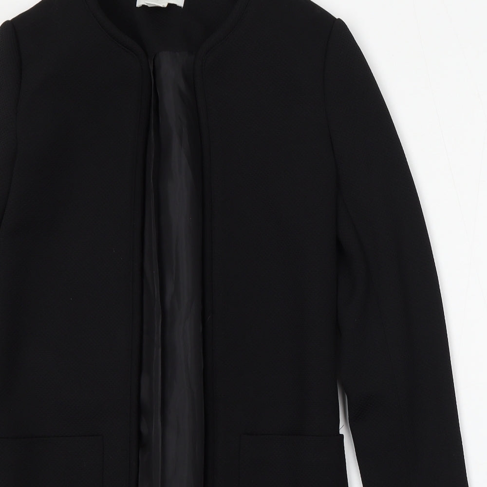 Womens UK Size 4 H&M Black Jacket