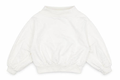 Womens UK Size 6 Boohoo White Pullover Sweatshirt