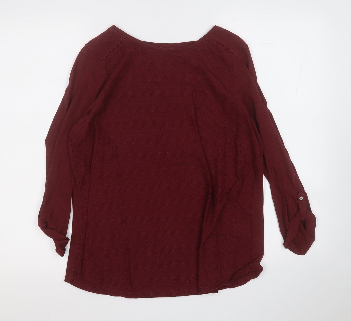 Womens UK Size 12 Dunnes Stores Red Pullover Jumper