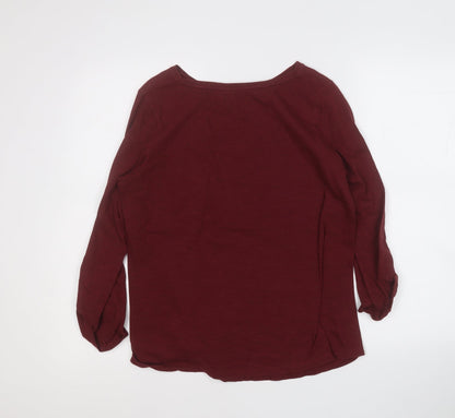 Womens UK Size 12 Dunnes Stores Red Pullover Jumper