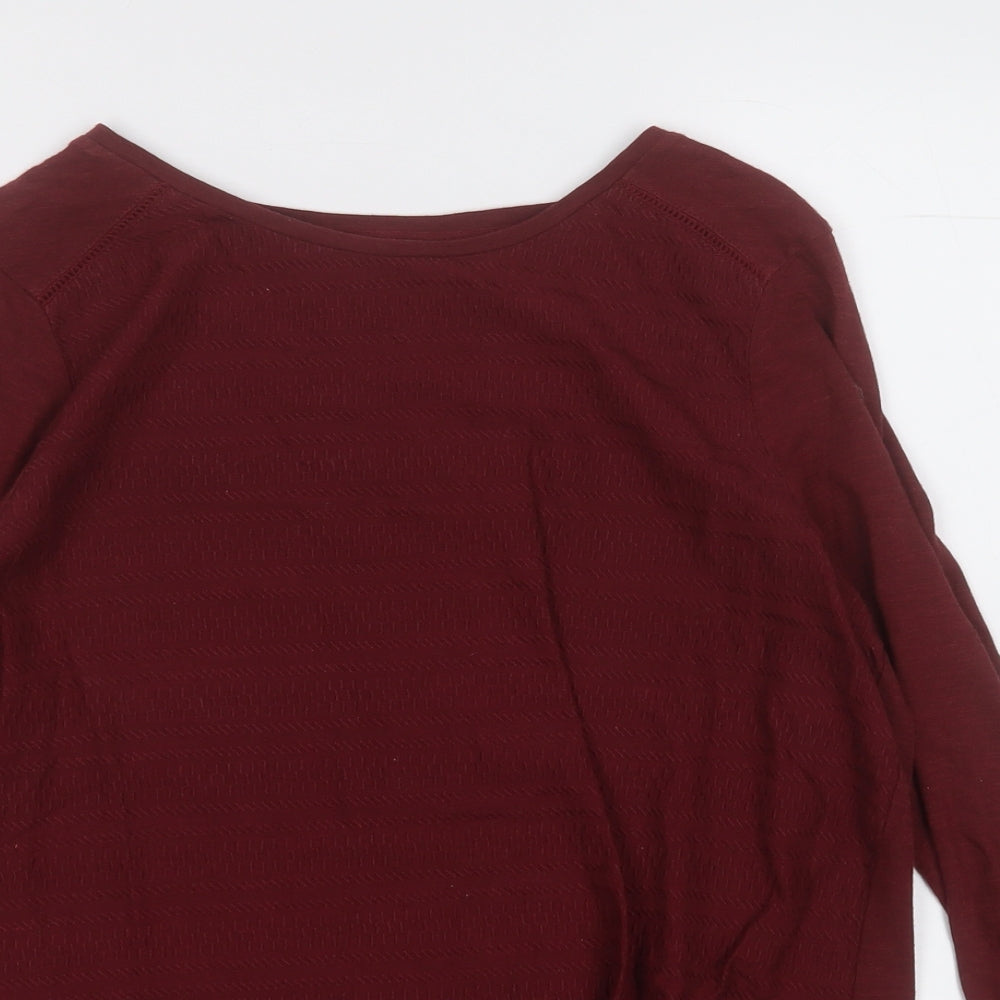 Womens UK Size 12 Dunnes Stores Red Pullover Jumper