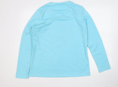 Womens UK Size M Sheilay Blue Pullover Jumper