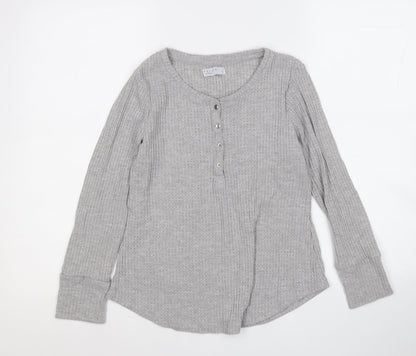 Womens UK Size 10 Papaya Grey Pullover Jumper