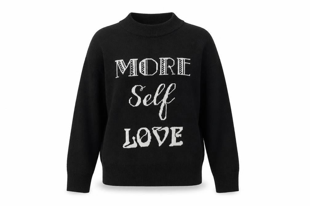 Womens UK Size S Papaya Black Pullover Jumper